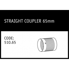 Marley Drainflo Straight Coupler 65mm - 510.65